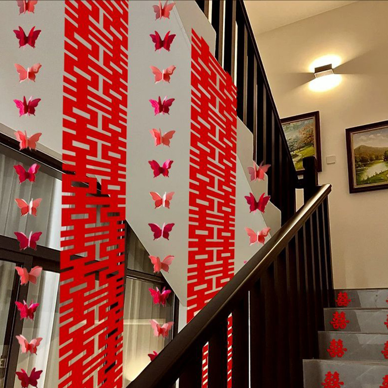 婚房布置吊饰拉花套装结婚用品