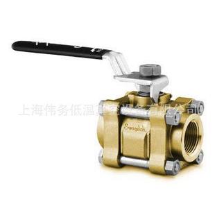 63TF8RT Female Brass BSP Ball Valve Swagelok Threads