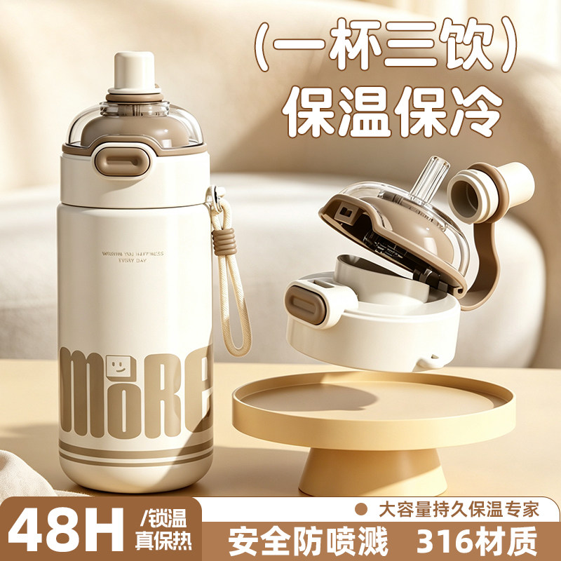【礼盒装】316不锈钢三饮保温杯图片