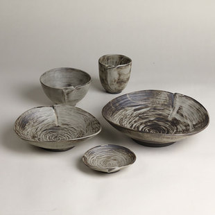 池上之家高级好看家用碗盘碗筷餐具套装浮雕轻奢陶瓷盘子乔迁礼物