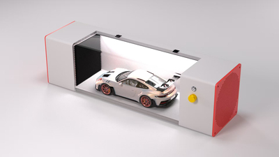 汽车模型风阻风洞1/18模型车