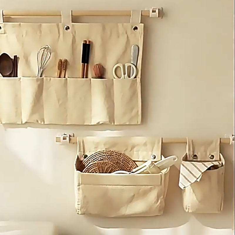 欧睿格纯棉储物收纳挂袋