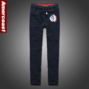 运动裤 美洲海岸af卫裤 大码 纯棉百搭束脚休闲薄款 男潮牌春夏直筒裤