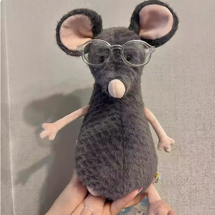 英国拉克兰悲伤鼠玩偶毛绒玩具安抚柔软可爱公仔女生礼物夏季新品