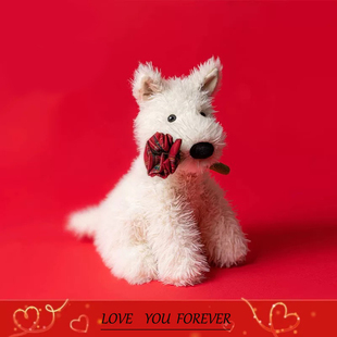 英国告白门罗苏格兰梗西地狗毛绒玩具陪伴礼礼物2025女神节新品女