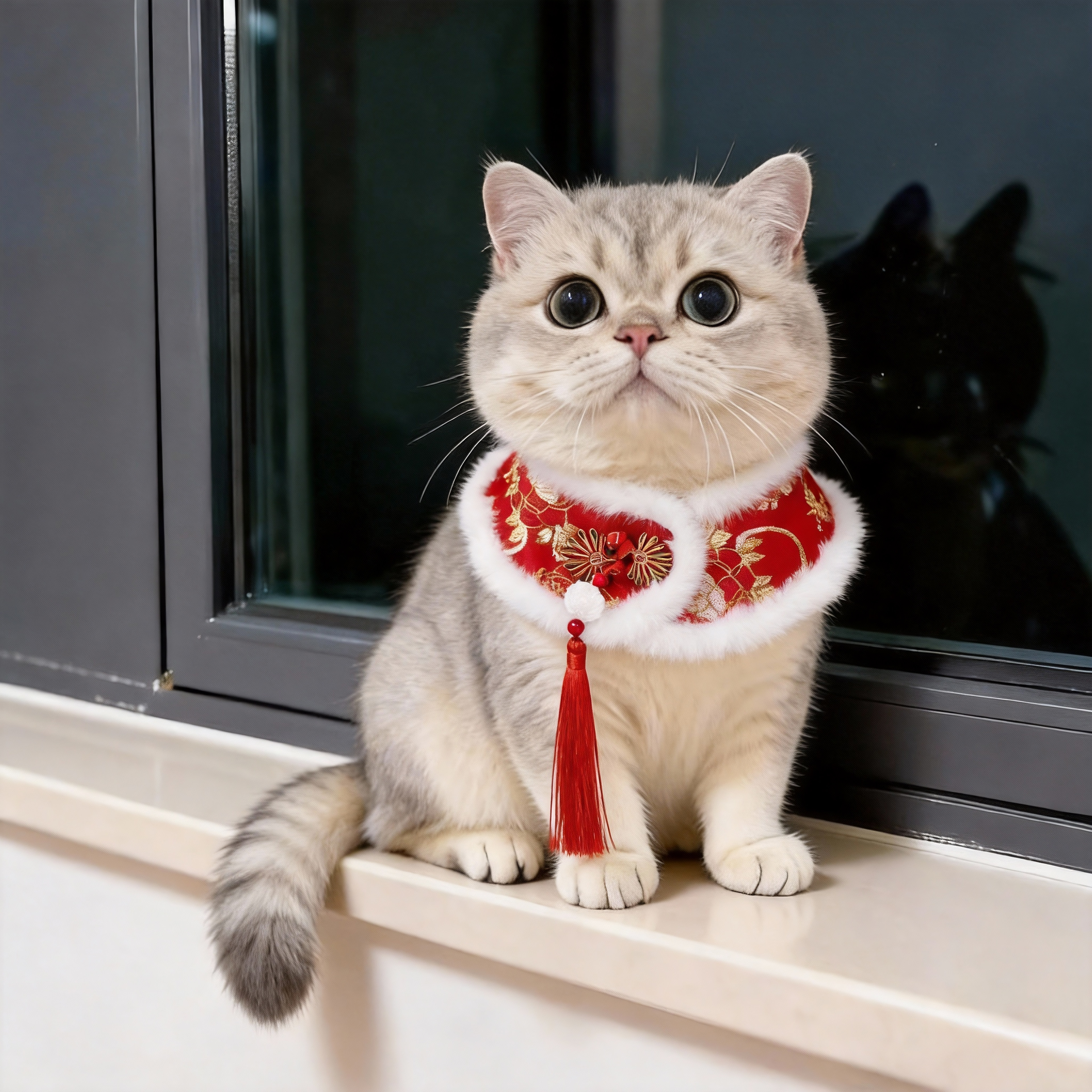 猫咪新年围脖宠物喜庆围巾披肩红色保暖中国风口水巾围兜过年装饰,宠物/宠物食品及用品,围巾/口水巾,淘宝优惠券,粉丝福利购,淘宝优惠卷