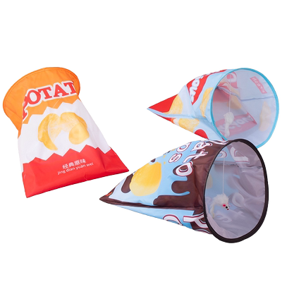 猫咪玩具钻袋子响纸自嗨解闷神器猫隧道逗猫棒耐抓咬宠物小猫用品