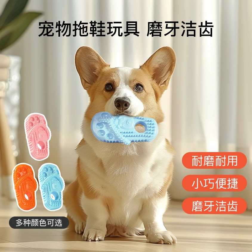 狗玩具耐咬拖鞋磨牙潔齒自嗨解悶