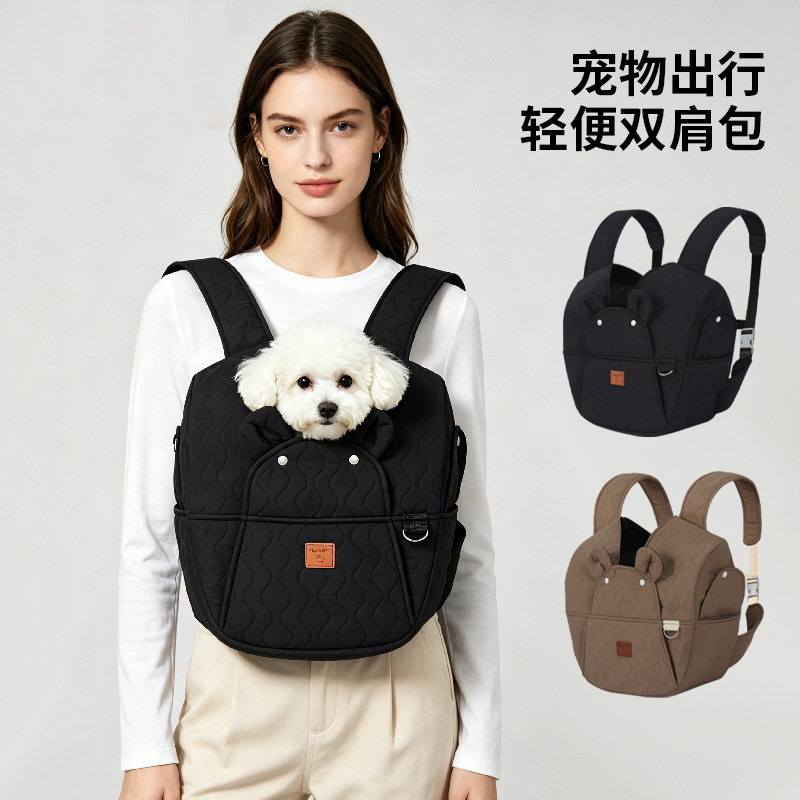 猫包猫咪外出双肩便携包胸背带背猫神器小型幼犬携带胸前宠物狗包