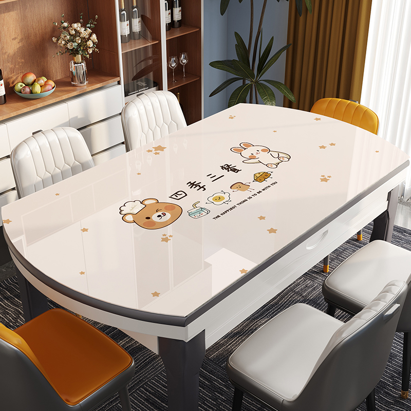 桌布免洗防油防水防烫pvc桌垫