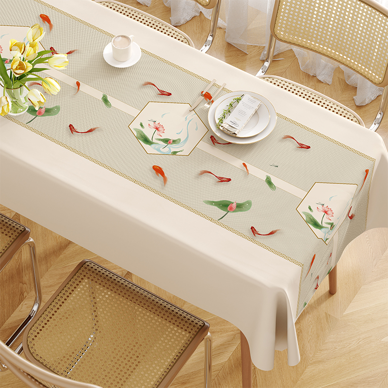 2025新款桌布防水防油防烫免洗餐桌茶几长方形台布桌垫轻奢高级感
