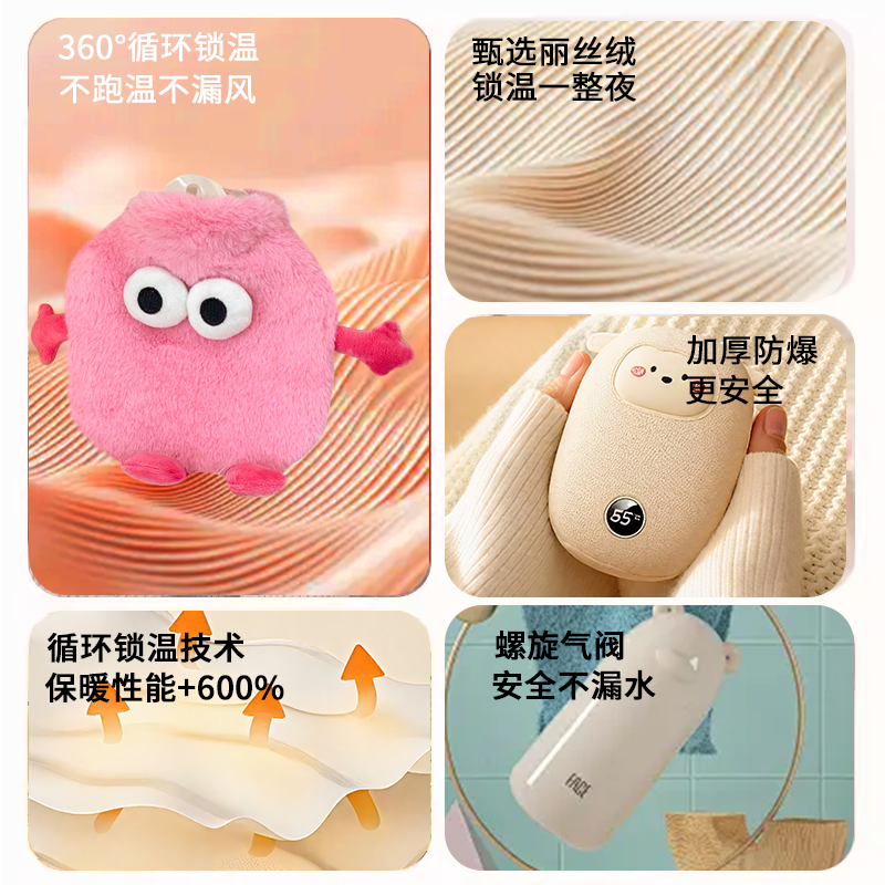 【2025年新款】热水袋暖手袋