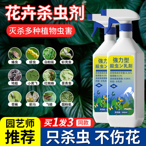 杀虫药花卉植物月季花病虫害常用