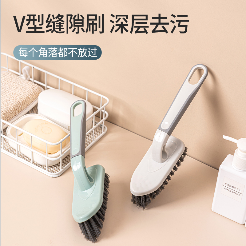 地板刷浴缸刷地刷子卫生间大小号家用长柄洗厕所瓷砖室内清洁刷子