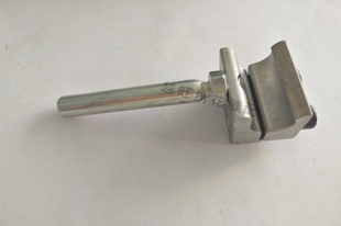 绣花机配件框架夹头移框夹头带铁片 铝合金横档夹头 单柄 双柄