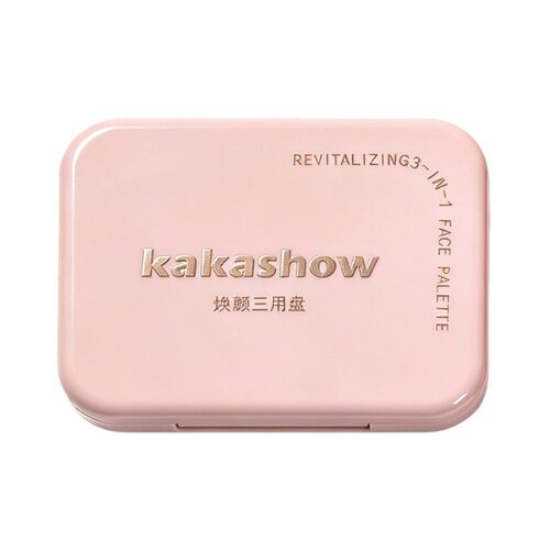 kakashow焕颜三用盘哑光高光粉珠光爆闪立体修容土豆泥高光膏彩妆