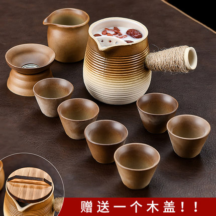 烤奶茶罐围炉煮茶器具家用全套陶壶室内煮茶器烤茶单壶土陶壶茶壶