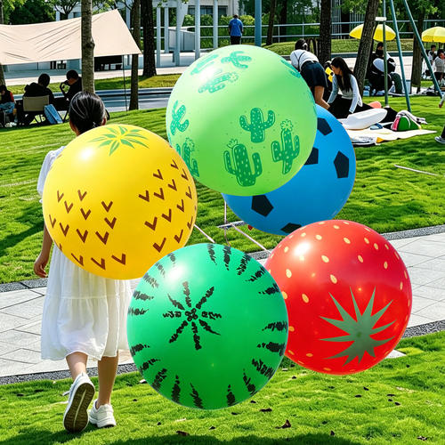 36寸超大号气球儿童草地拍照道具