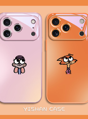 疯狂动物城2适用苹果17情侣手机壳iPhone16plus情侣款15橙色14promax尼克朱迪13卡通12可爱11玻璃xs/xr/8/7/6