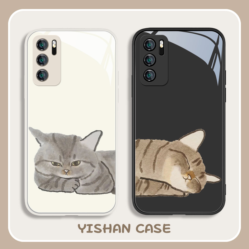 适用华为可爱创意软萌猫咪手机壳