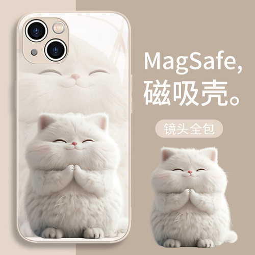 猫咪小清新创意适用苹果手机壳
