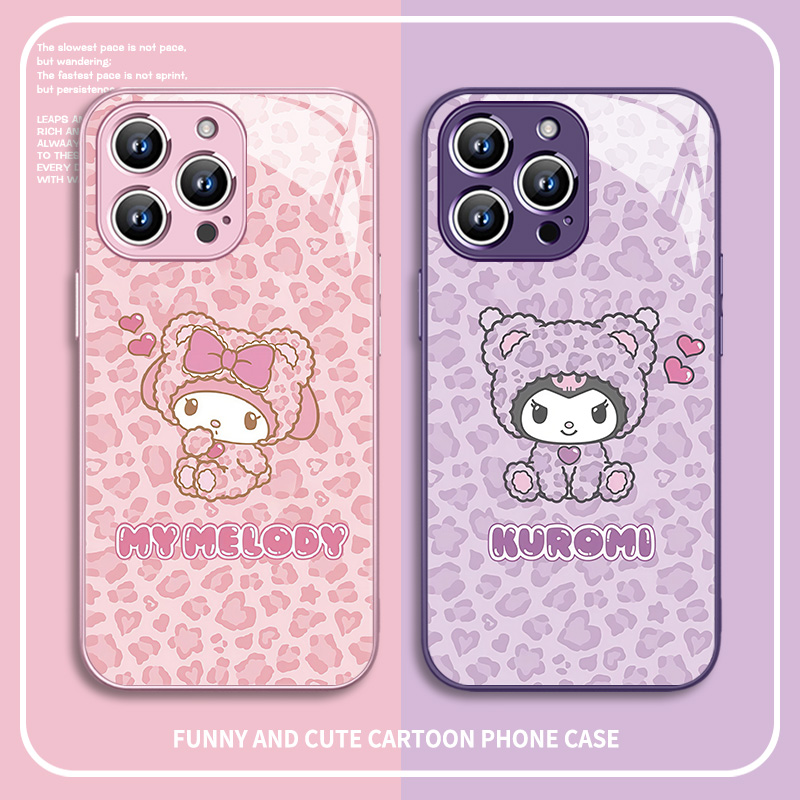 豹纹HelloKitty猫手机壳适用苹果