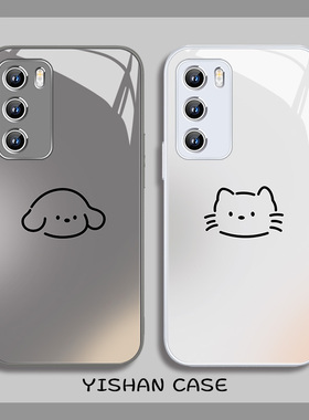情侣手机壳适用小米17promax/15高级感14ultra小狗13猫咪12红米note9卡通可爱oppofindx8周边Reno7简约vivox3