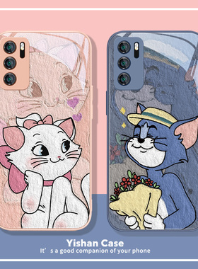 猫和老鼠手机壳适用vivox300/x100pro情侣opporeno11新款iqoo12汤姆findx7玛丽s19不会撞壳neo9网红超火17液