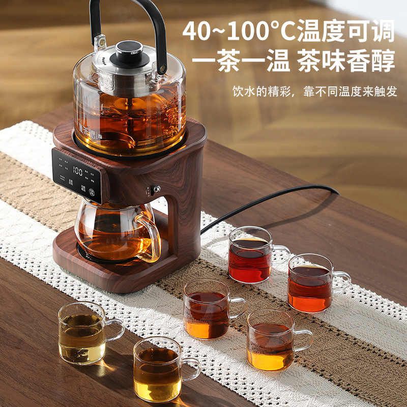 2026新款纯钛多功能萃茶机1L煮茶器蒸汽煮茶壶自动上水高级烧茶壶图片