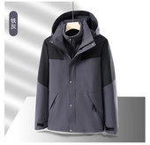 潮流三合一防风防水防污冲锋衣23899 情侣时尚 洲洲 冬季