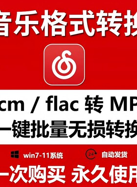 网易云Ncm歌曲格式音乐转换flac ncm无损转mp3转码转换器软件