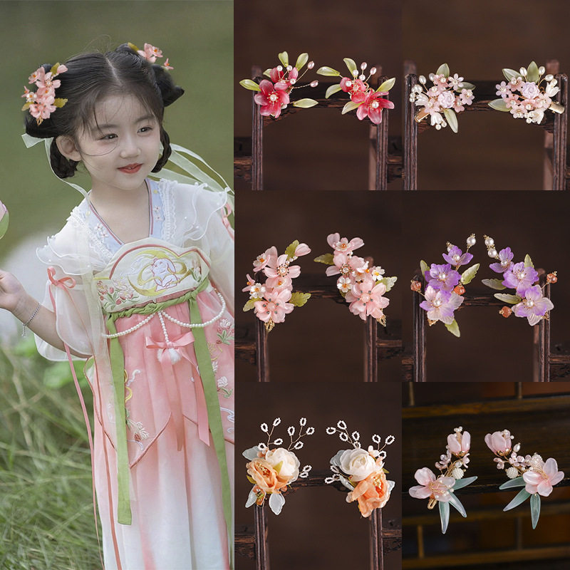 春秋新款儿童发夹女童活泼日常中国风古装舞台表演民族风发饰公主,童装/婴儿装/亲子装,发饰,淘宝优惠券,粉丝福利购,淘宝优惠卷