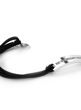 厂家直销 创意新款励志英文字母Be Yourown Hero编制手工Diy手链