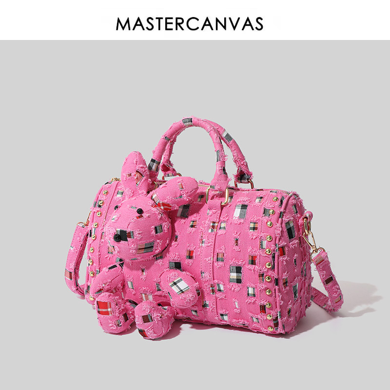 MASTERCANVAS/帆布大师小众乞丐风枕头包多巴胺手提包单肩斜挎包