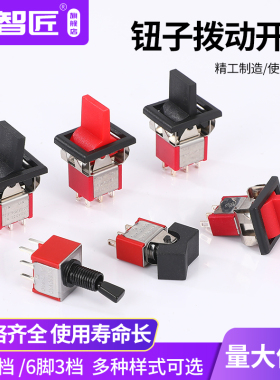 带手柄钮子开关 报警器开关 双边自复位开关 RLS-102 202 123 223