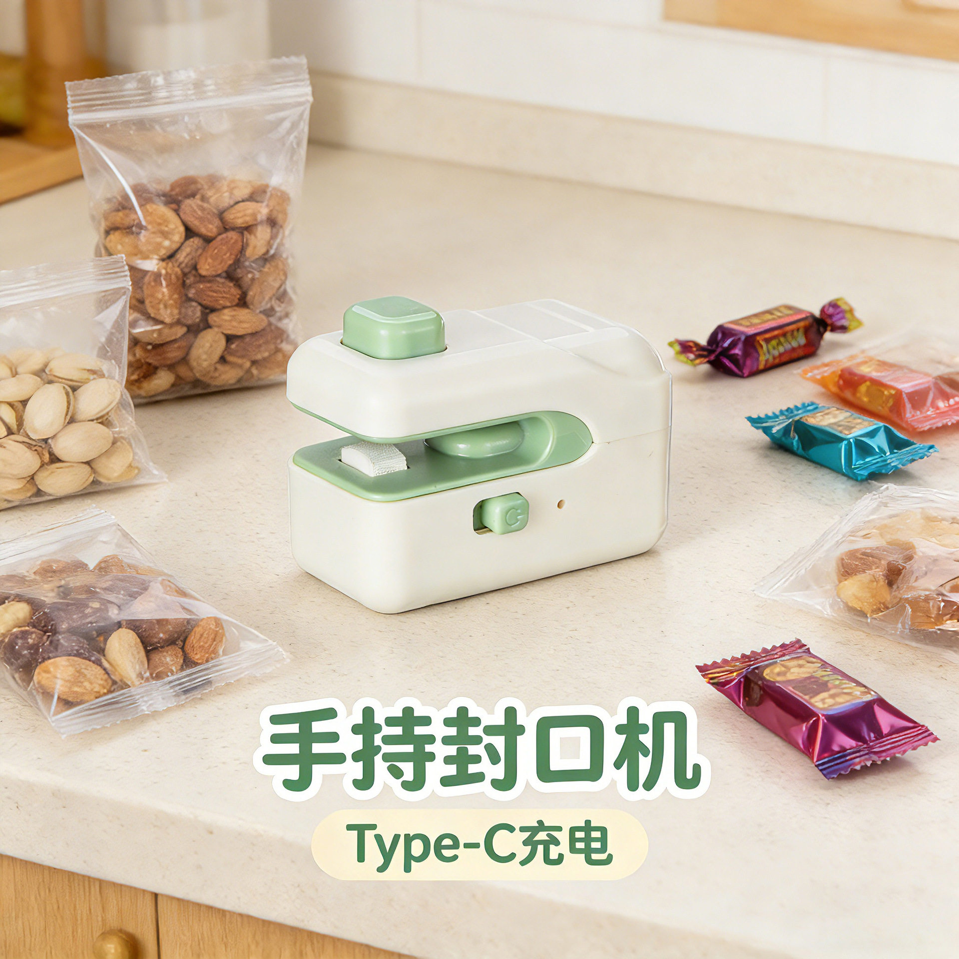 封口机小型家用神器便携式迷你零封口机
