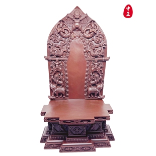 【独家版权】佛像底座背光高度40公分单独出售红铜材质工艺品摆件