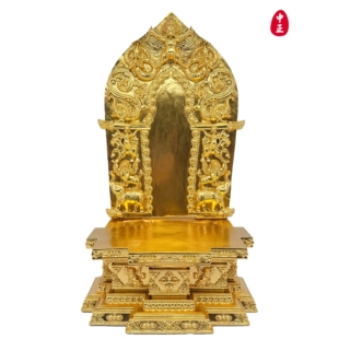 【独家版权】佛像底座背光贴金40公分单独出售红铜材质工艺品摆件