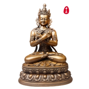 金刚总持10cm中正造像红铜材质支持金银铜定制工艺品桌面摆件雕塑