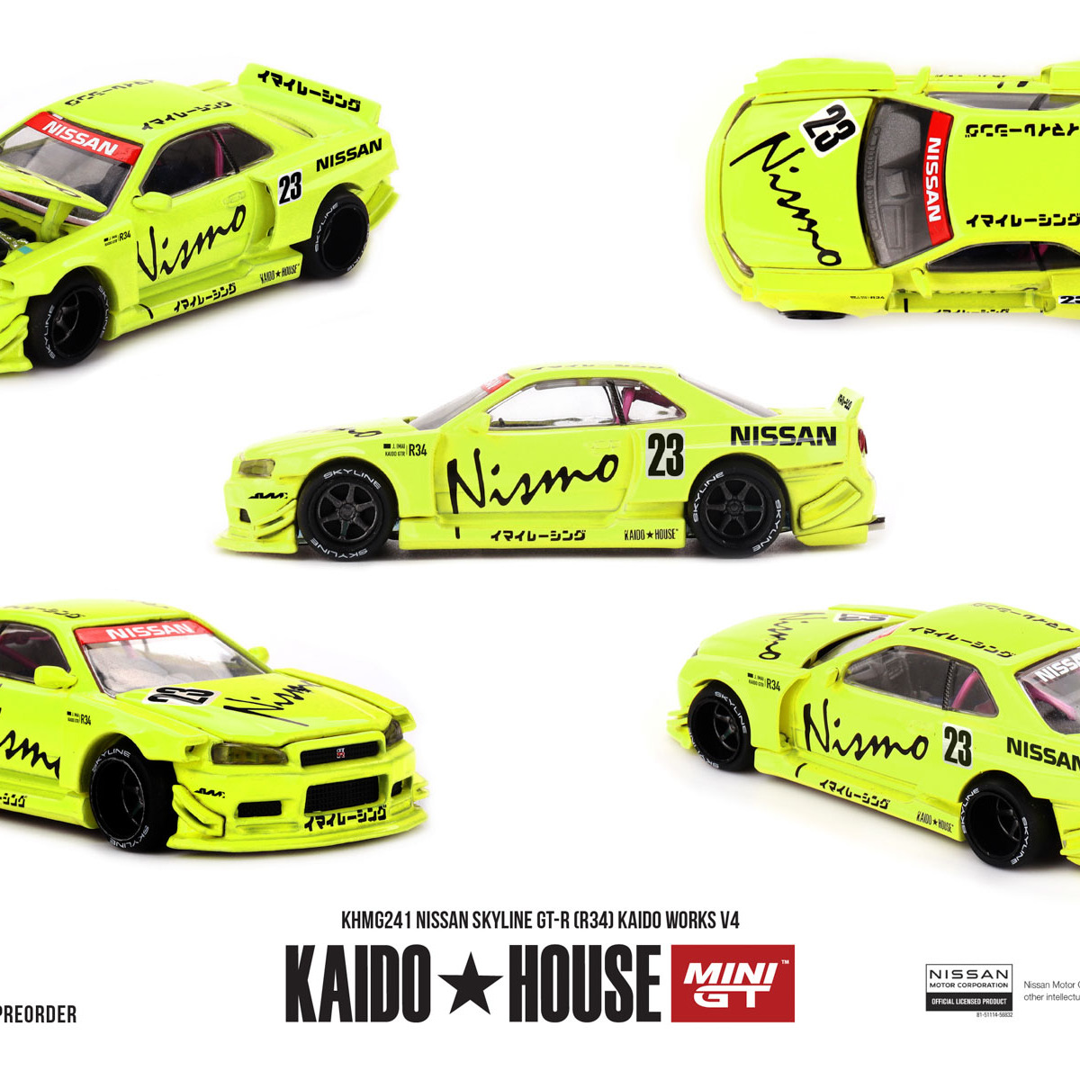KaidoHouse合金车模GT-R(R34)