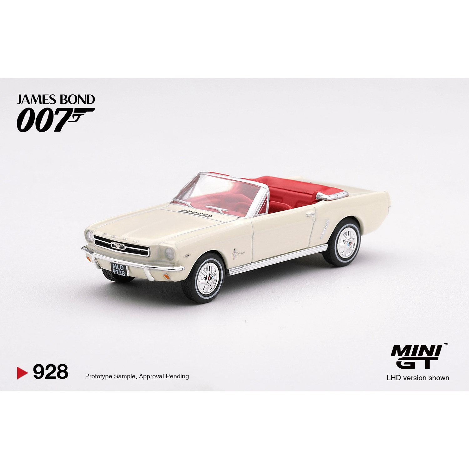 MINI GT 1:64 福特Ford Mustang 野马敞篷007合金汽车模型#928