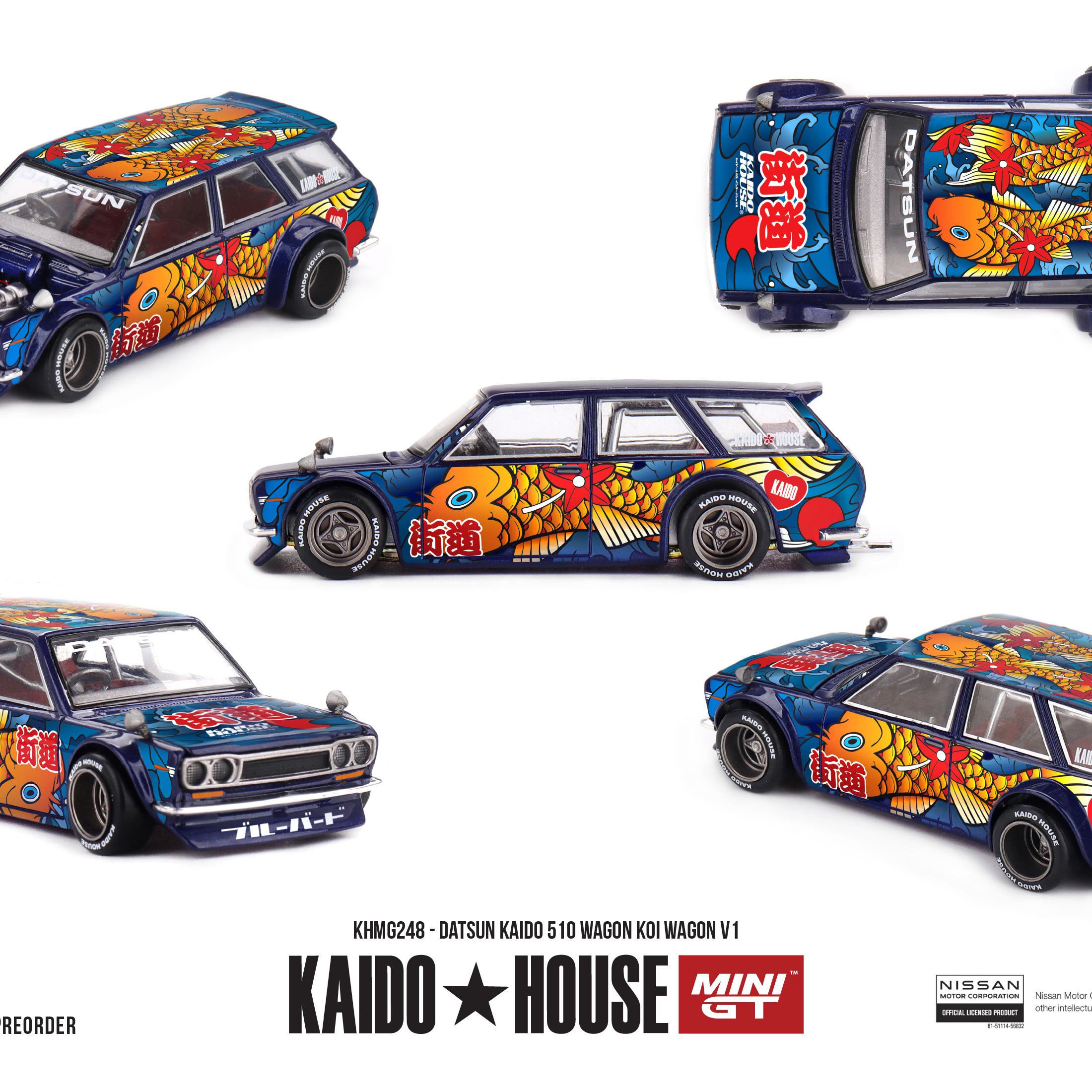 KaidoHouse合金车模Datsun