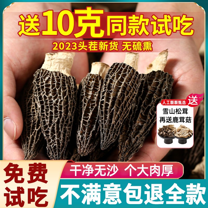 云南羊肚菌干货500g旗舰店级羊肚菌