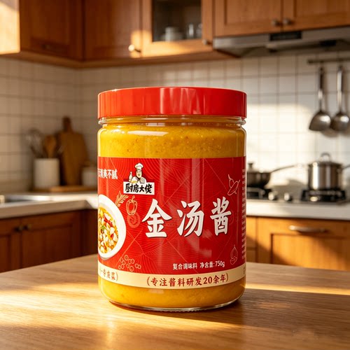 金汤酱料750g瓶装家用汤粉米线底料包酸汤肥牛水煮鱼调料餐厅调料 - 封面