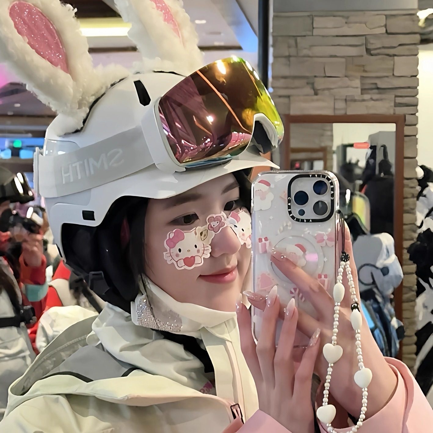 滑雪必入好物可爱kitty防冻贴鼻子面部保暖贴女生雪场拍照防冻贴,户外/登山/野营/旅行用品,防冻脸贴,淘宝优惠券,粉丝福利购,淘宝优惠卷