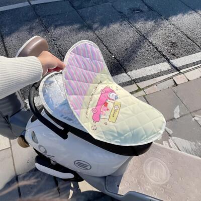 电动车夏季反光铝箔隔热坐垫套