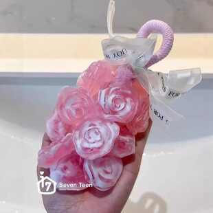 玫瑰花系列水晶香皂创意仿真花朵葡萄串手工香薰皂可淋浴皂伴手礼