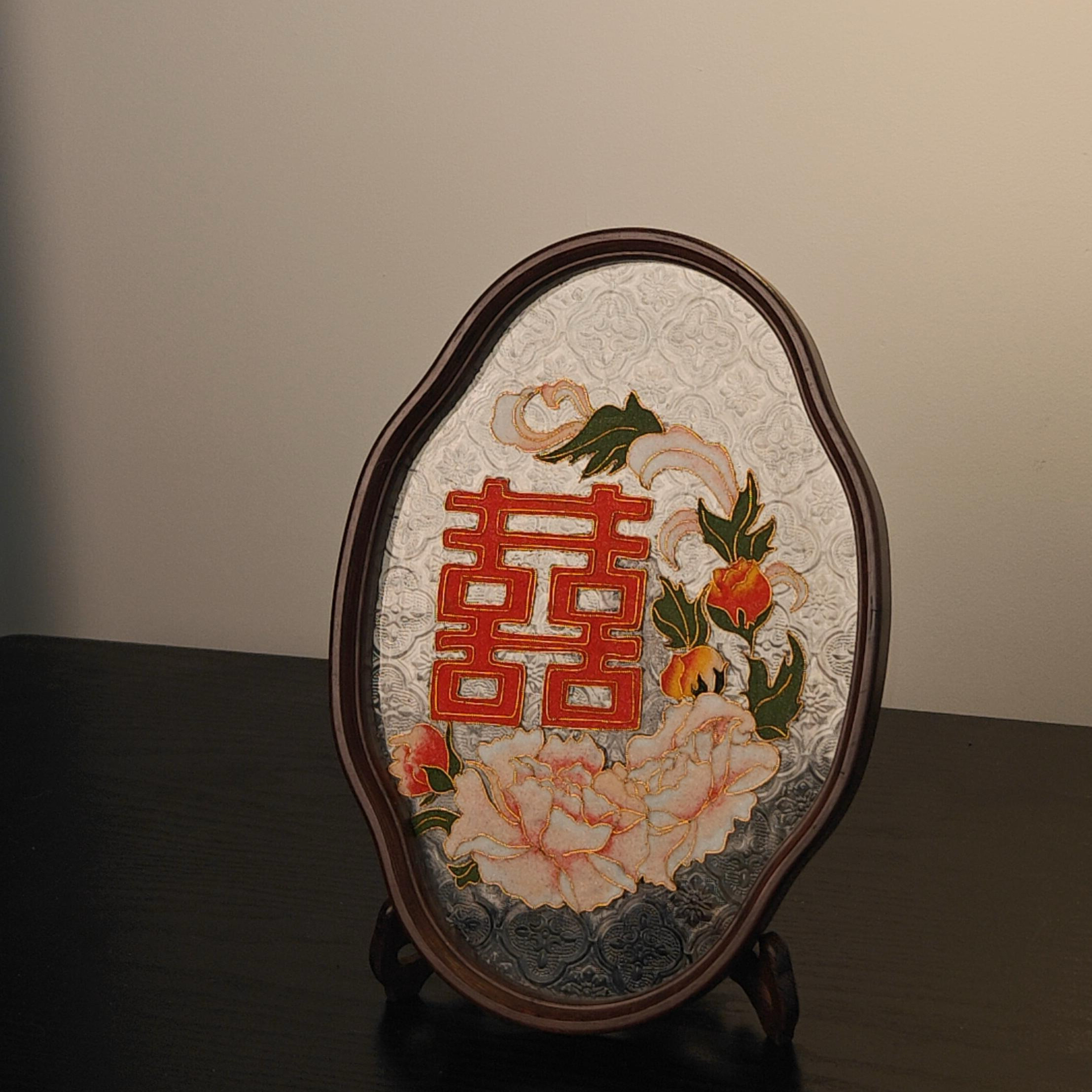 装饰画【新婚礼物】手工diy掐丝