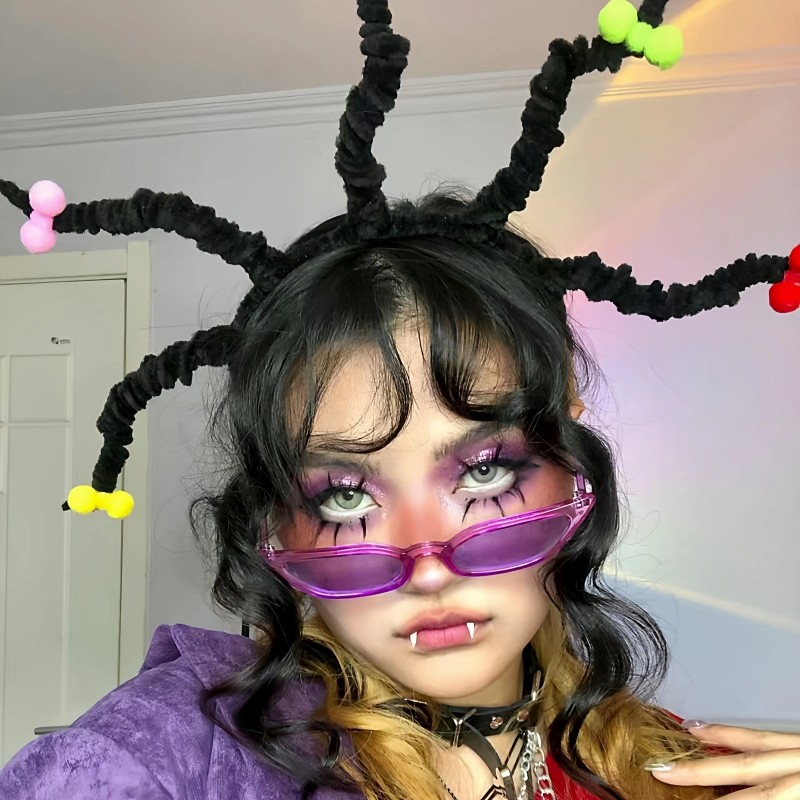 万圣节小魔女蒙娜扭扭棒发箍道具