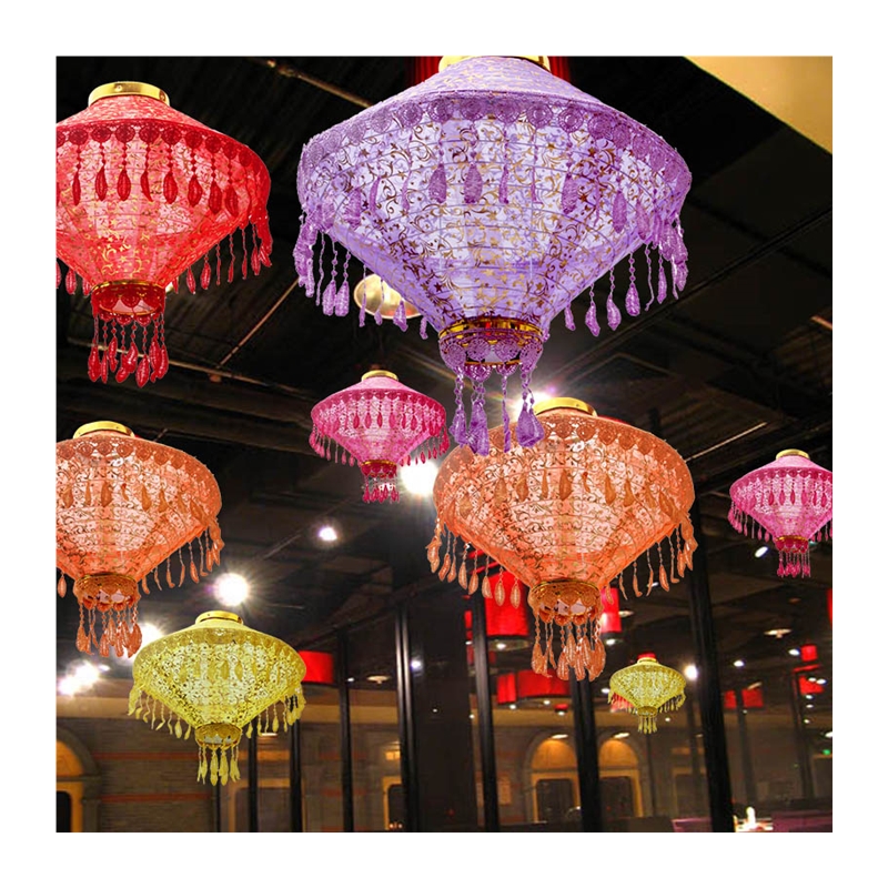 商场装饰 纸灯笼阳台灯笼 宫灯中式古典钻石灯 新款纱布飞碟灯怎么看?